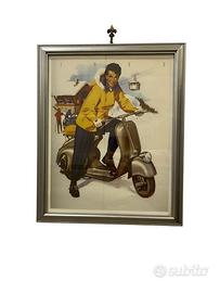 Quadro Vintage Vespa Piaggio 1953