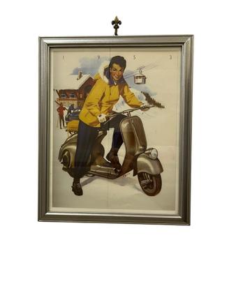 Quadro Vintage Vespa Piaggio 1953