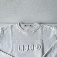 Felpa in cotone Liu Jo uomo bianca