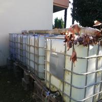2 vasche per recupero acqua piovana