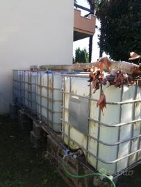 2 vasche per recupero acqua piovana