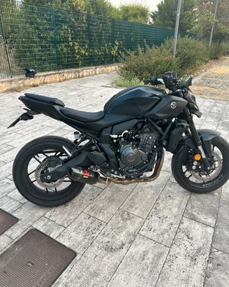 scarico akrapovic mt 07 2025-26