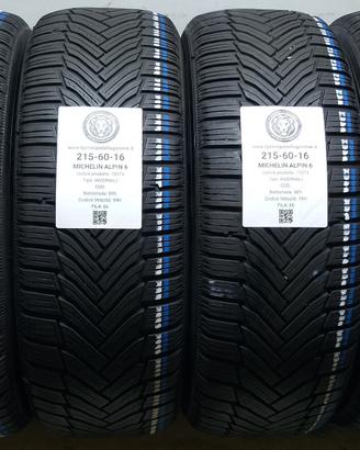 4 GOMME 215 60 16 MICHELIN A73373