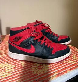 Jordan unisex rosse e nere numero 40.5