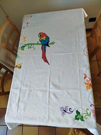 tovaglia dipinta a mano