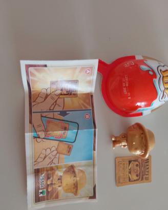  LUFFY DORATO KINDER JOY VS504 collezzionismo 