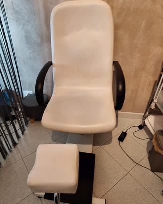 Poltrona per postazione pedicure