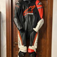 Tuta Alpinestars GP FORCE PHANTOM tg. 52 + stivali