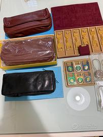 Astucci pelle porta pipa /tabacco e portachiavi