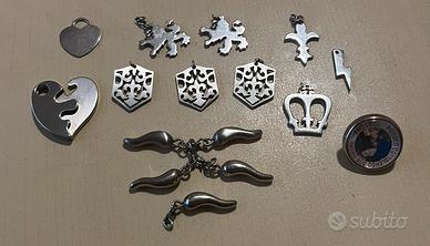 Set di ciondoli in acciaio