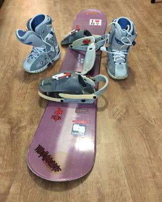 Snowboard Salomon + scarponi n.38/39