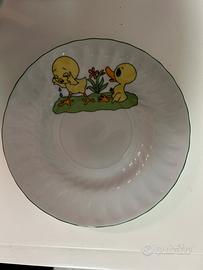 Tazza e piattino porcellana