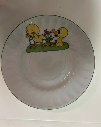 Tazza e piattino porcellana
