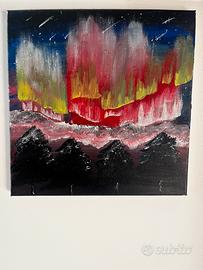 Quadro aurora boreale