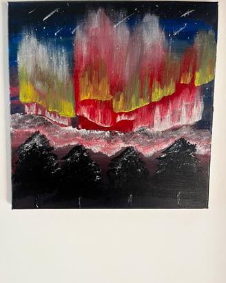 Quadro aurora boreale