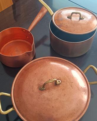 Pentola, tegame e casseruola in rame