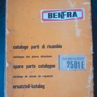 Catalogo ricambi retro escavatore BENFRA