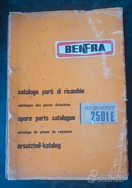 Catalogo ricambi retro escavatore BENFRA