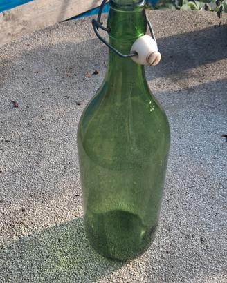 Pintoni in vetro verde da 2 litri