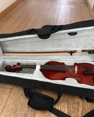 Violino 3/4 completo di custodia e archetto
