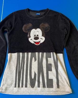 Felpa DISNEY MICKEY taglia M anni 7\8 anni