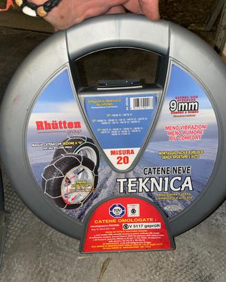 Catene da neve 9mm Rhütten Teknica - Misura 20