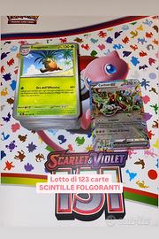 Pokémon Scintille Folgoranti - lotto 123 carte