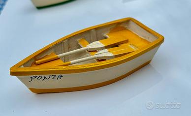 Modellini lance a remi artigianali legno