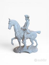 statuetta Cavaliere Porcellana Nymphenburg 