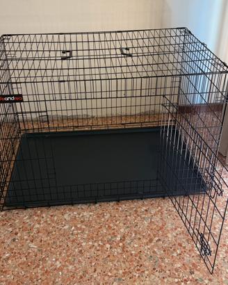 Gabbia per cani FEANDREA XL 120x75x80 cm