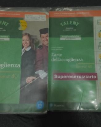 Coppia libri biennio alberghiero L' arte dell' 