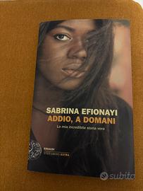 Libro di Sabrina Efionayi, Addio, a Domani