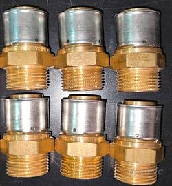 6 Raccordi Valsir Pexal Diritti Maschio 32x3 - N