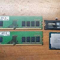 Componenti x pc usati ma perfettamente funzionanti