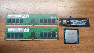 Componenti x pc usati ma perfettamente funzionanti