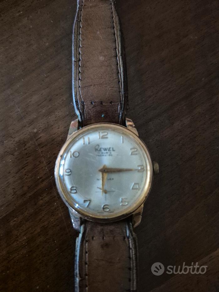 Brown Wintex 17 Rubis Incabloc Vintage Marc Nicolet Skin Diver 30