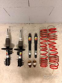 Assetto Koni Abarth competizione, molle Eibach