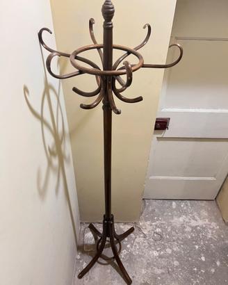 Appendiabiti in legno curvato vintage-stile thonet