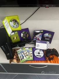 XBOX 360 SLIM 4GB + KINECT + CONTROLLER + 4 GIOCHI