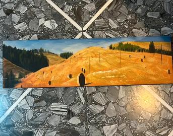 Quadro con paesaggio