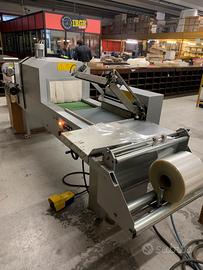 Confezionatrice angolare e termosaldatrice