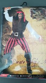 Costume pirata uomo carnevale M