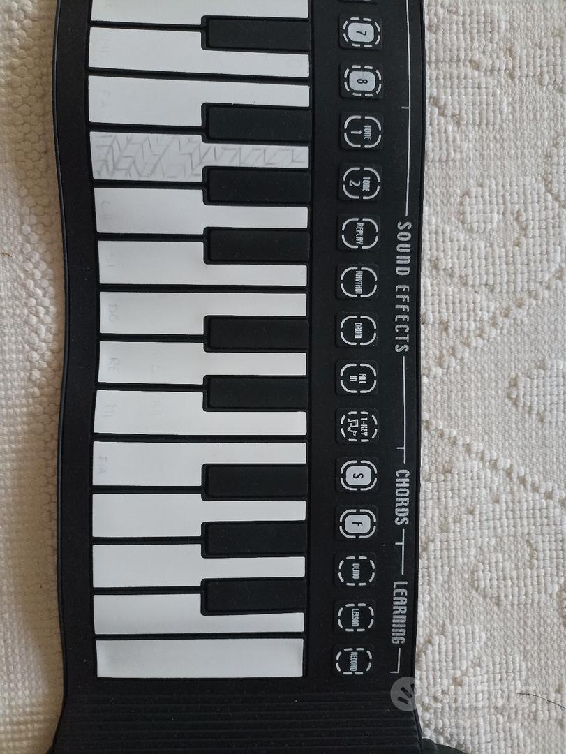 Tastiera Pianoforte Arrotolabile 49 Tasti - Portatile, Pieghevole, Con Altoparlanti, Per Principianti E Viaggi - Foto 12
