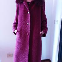 Cappotto vintage con pelliccia