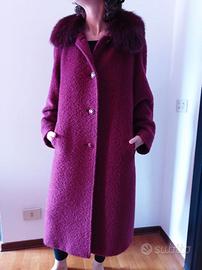 Cappotto vintage con pelliccia