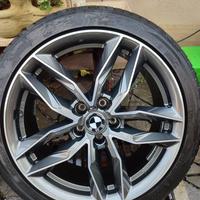  cerchi 225/45/19 gommate nuove set completo bmw