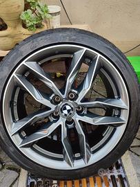  cerchi 225/45/19 gommate nuove set completo bmw