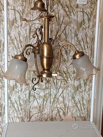 Lampadario stile country 