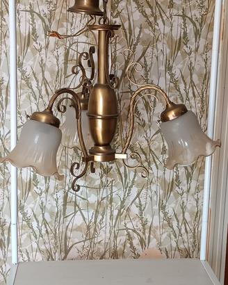 Lampadario stile country 