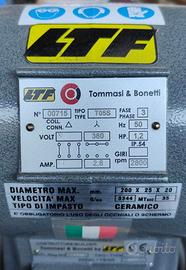 Mola da banco tommasi e bonetti t04s, Mole da banco